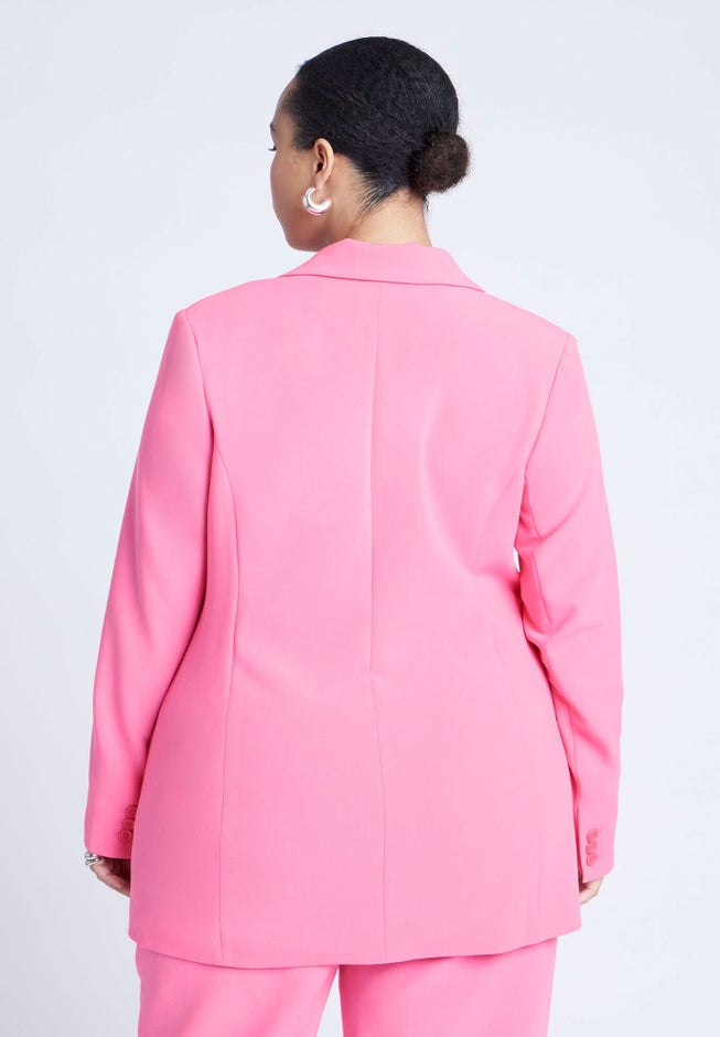 The 365 Semi Stretch Two Button Blazer image number 1