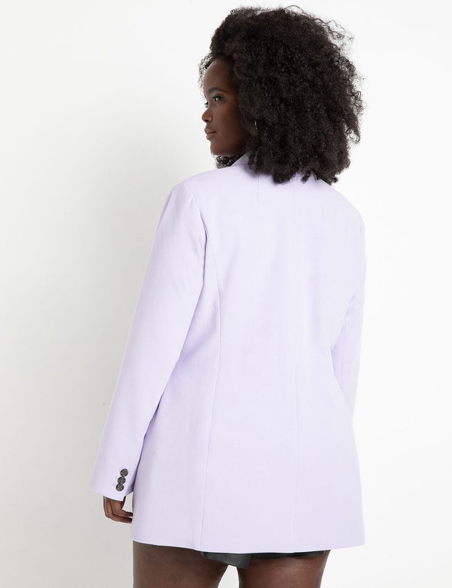 The 365 Semi Stretch Two Button Blazer image number 1