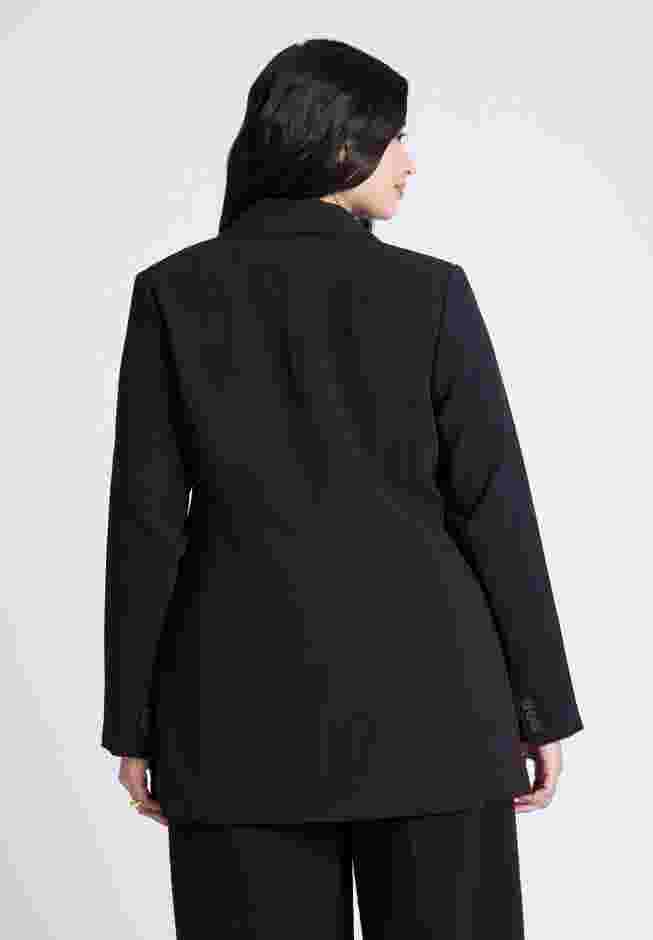 The 365 Semi Stretch Two Button Blazer image number 1