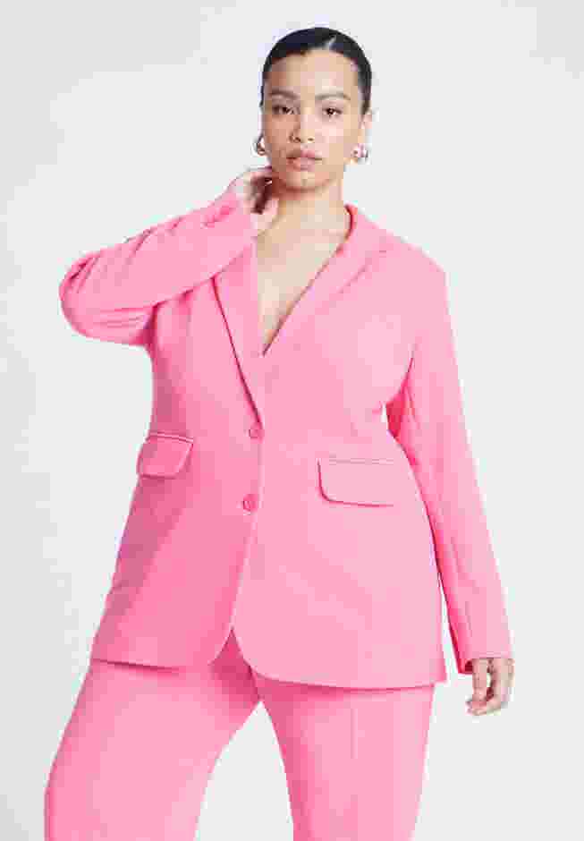 The 365 Semi Stretch Two Button Blazer image number 0