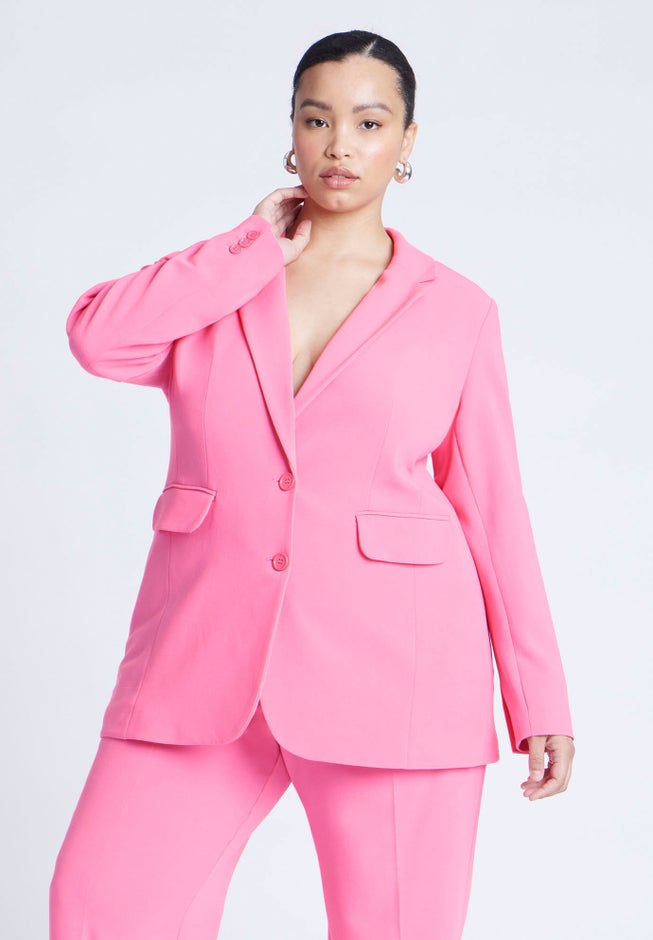 The 365 Semi Stretch Two Button Blazer image number 0