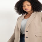 The 365 Semi Stretch Two Button Blazer image number null