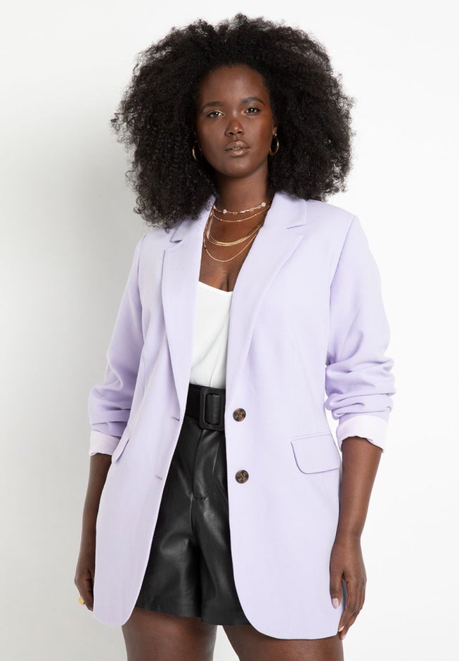 The 365 Semi Stretch Two Button Blazer image number 0