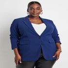 The 365 Semi Stretch Two Button Blazer image number null