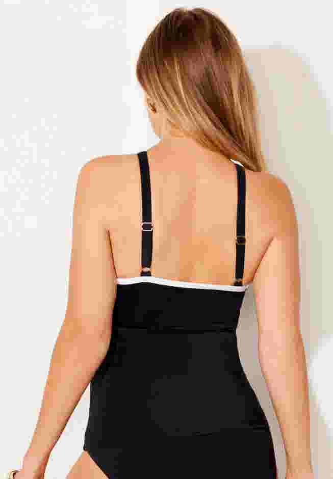 Crisscross High Neck Tankini Top image number 1