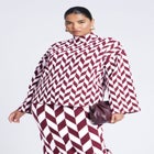 Mock Neck Intarsia Sweater image number null