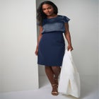 Tummy Control Bi-Stretch Pencil Skirt image number null