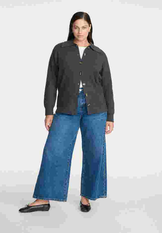 Collared Cardigan Sweater image number 2