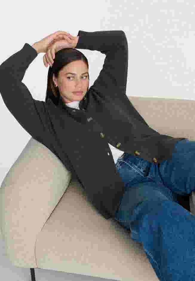 Collared Cardigan Sweater image number 3