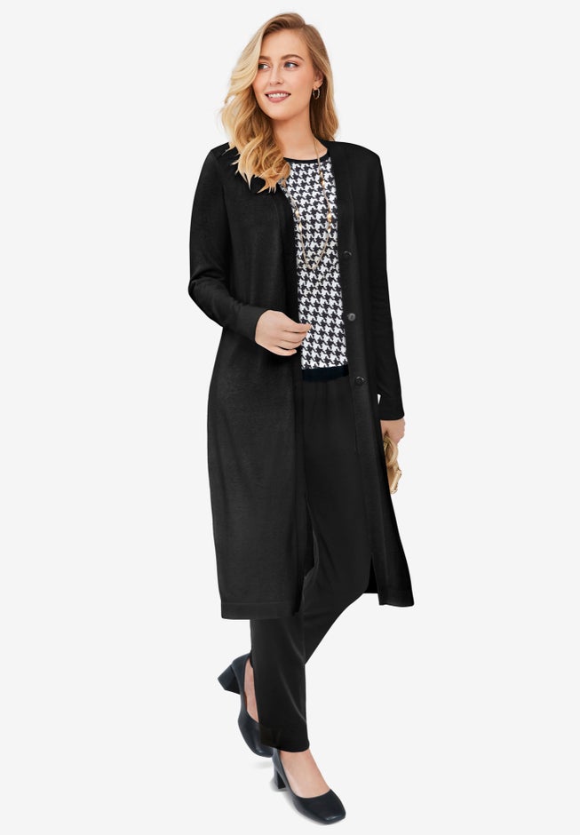 Fine Gauge Duster Cardigan image number 4