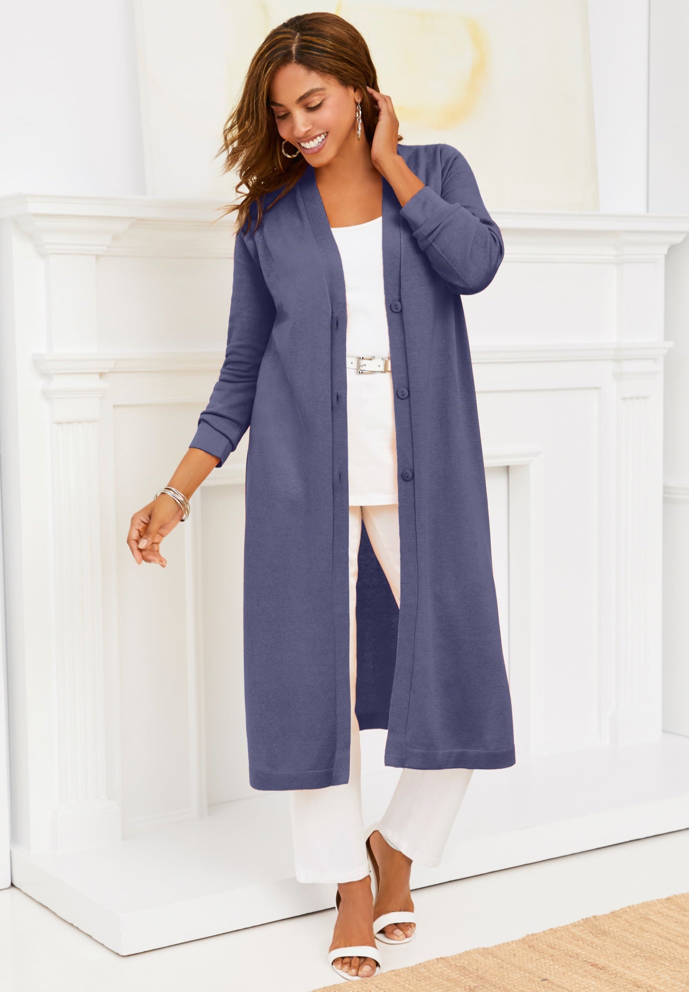 Fine Gauge Duster Cardigan image number 0