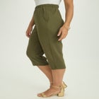Soft Ease Cotton Knit Capri image number 1
