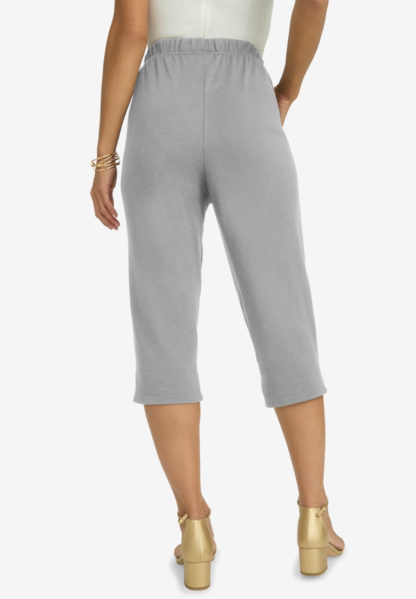Soft Ease Cotton Knit Capri image number 2