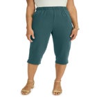 Soft Ease Cotton Knit Capri image number 0