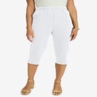 Soft Ease Cotton Knit Capri image number 0