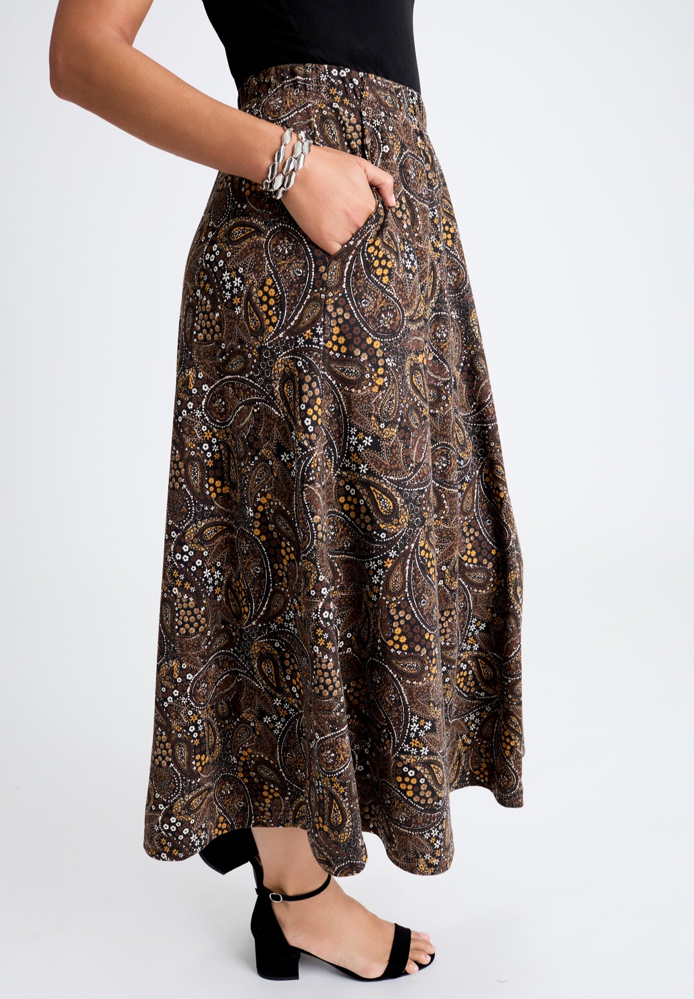 Soft Ease Midi Skirt image number 1