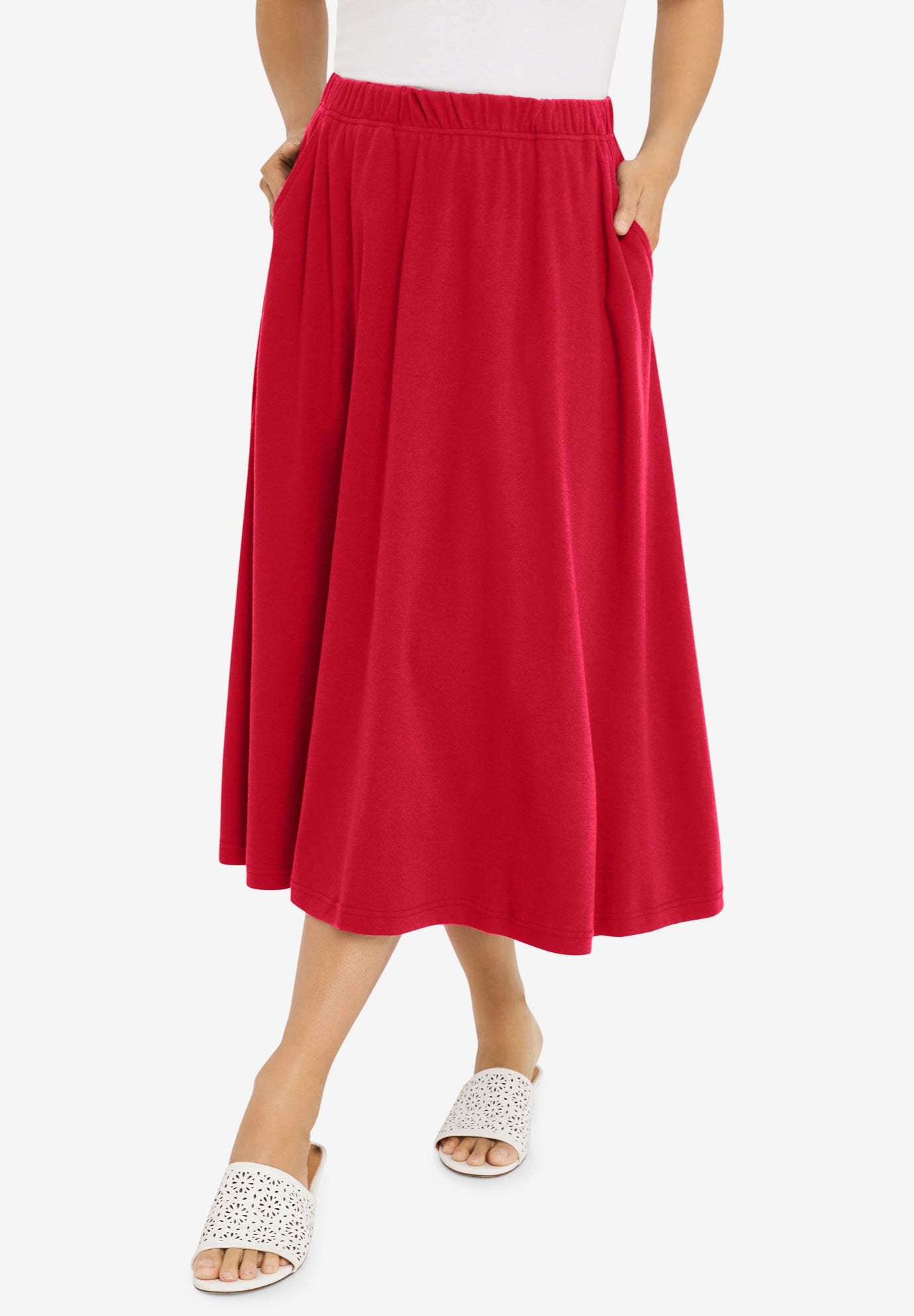 Soft Ease Midi Skirt image number 0