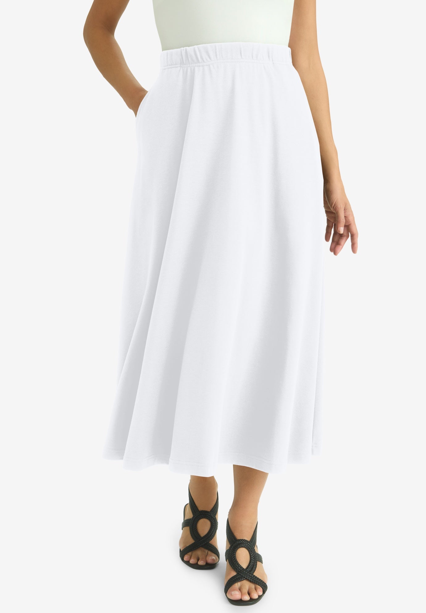 Soft Ease Midi Skirt image number 0
