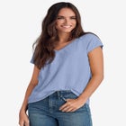 Crochet Trim Tee image number null