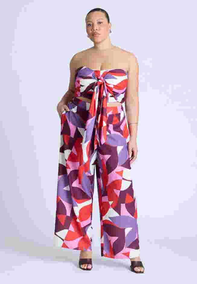 Tie Front Scarf Top image number 3