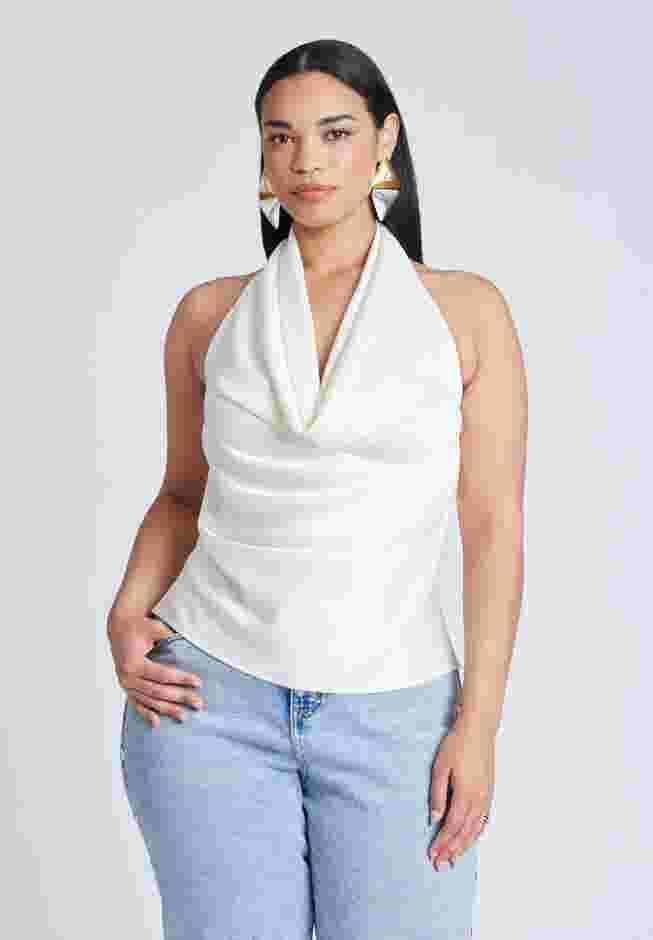 Satin Halter Top image number 1
