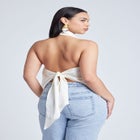 Satin Halter Top image number null