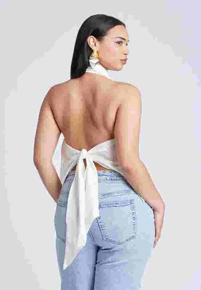 Satin Halter Top image number 4