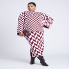 Intarsia Sweater Skirt image number null