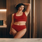 The Scoop Neck Tank - Modal Silk Rib image number null