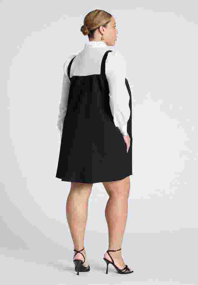 Ruffle Twofer Mini Dress image number 1