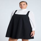 Ruffle Twofer Mini Dress image number null