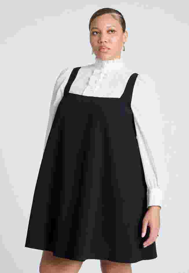 Ruffle Twofer Mini Dress image number 2