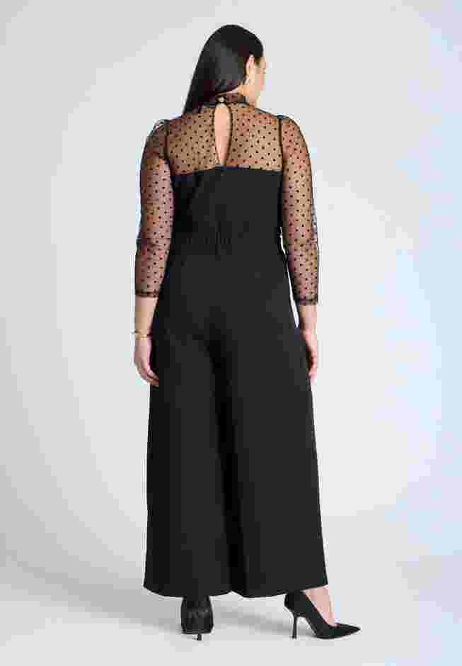 Mesh Turtleneck Jumpsuit image number 2