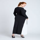 Maxi Dress With Pleat image number null