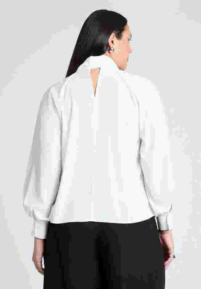 Dramatic Neck-Tie Blouse image number 2
