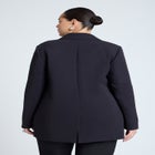 Embellished Lapel Oversized Blazer image number null