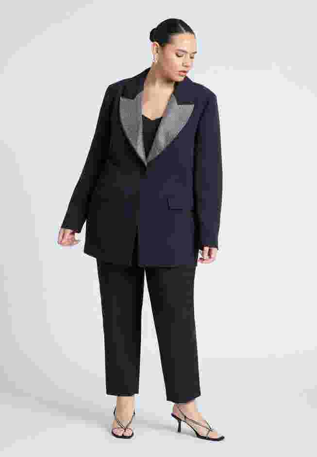Embellished Lapel Oversized Blazer image number 3