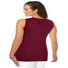 Scoop-Neck Sweater Tank image number null