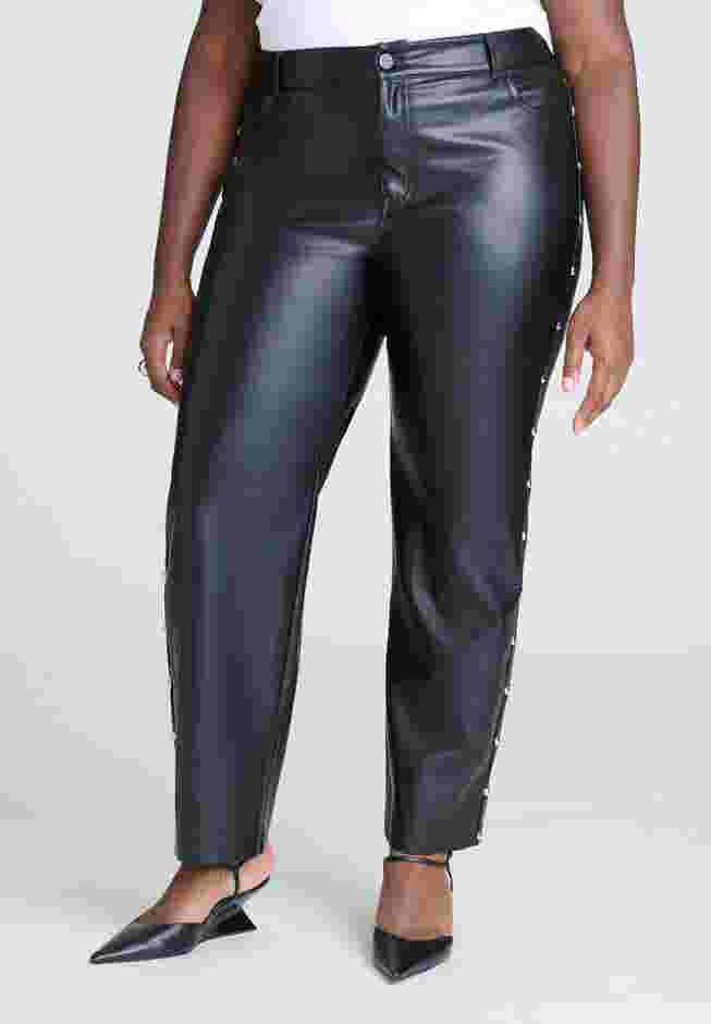 Studded Faux Leather Pant image number 1