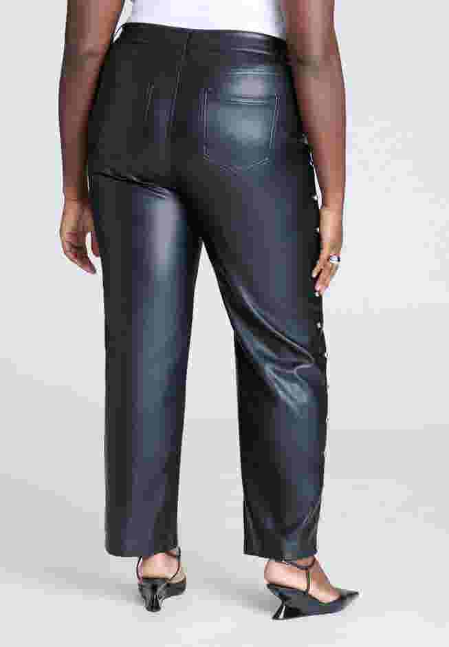 Studded Faux Leather Pant image number 3
