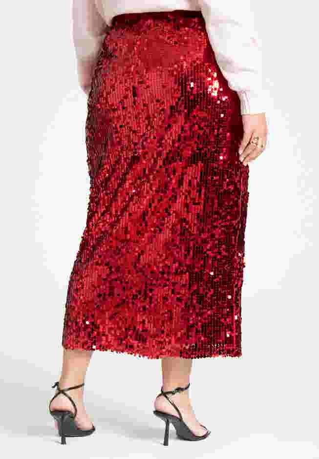 Sequin Column Midi Skirt image number 2
