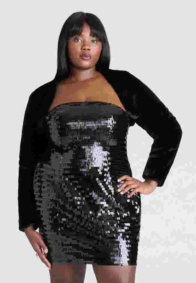 Faux Fur Bolero image number 1