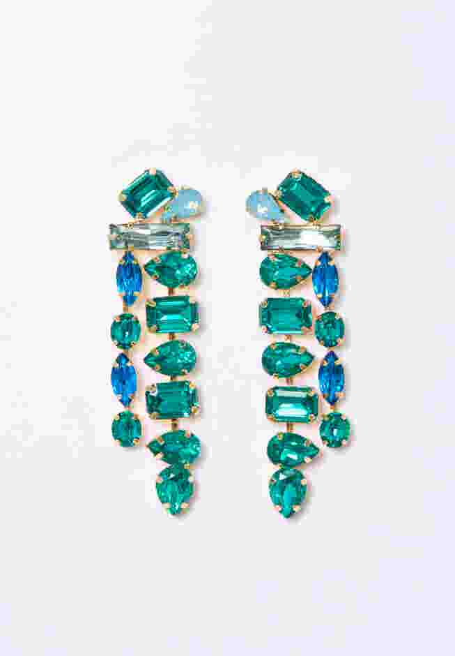 Multi Stone Statement Earring image number 0