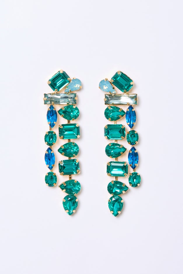 Multi Stone Statement Earring image number null
