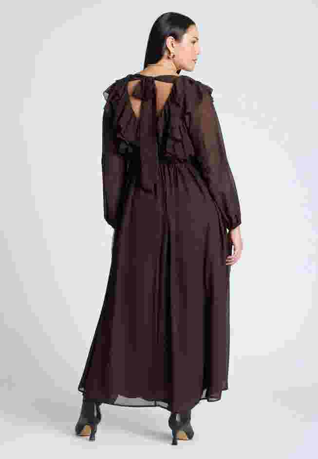 Cascade Ruffles Maxi Dress image number 2