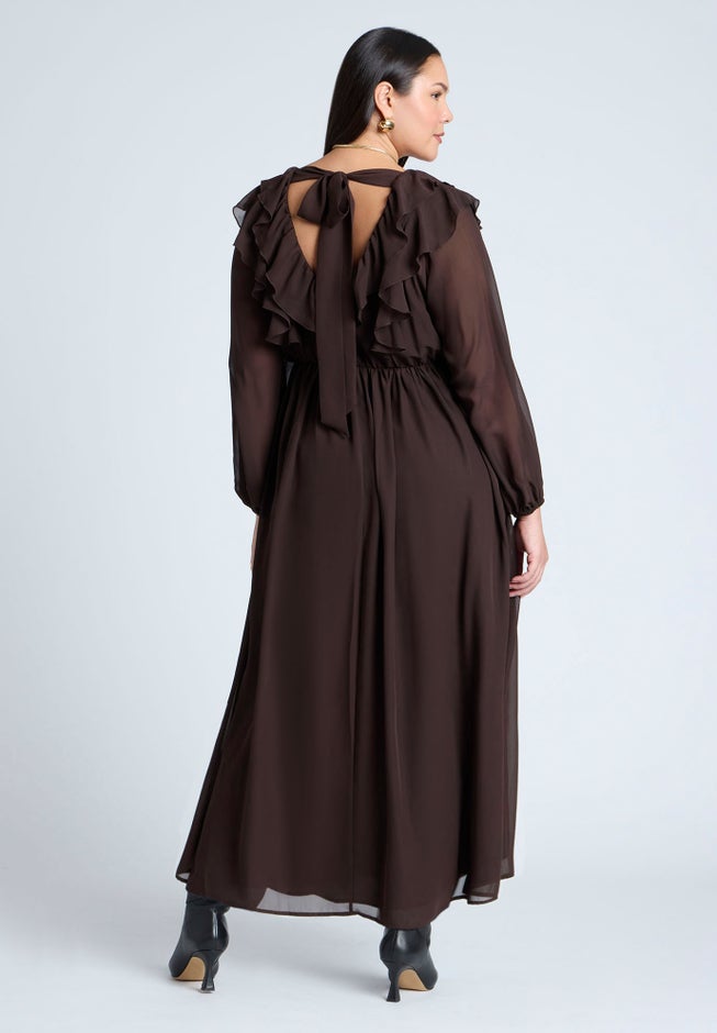 Cascade Ruffles Maxi Dress image number 2