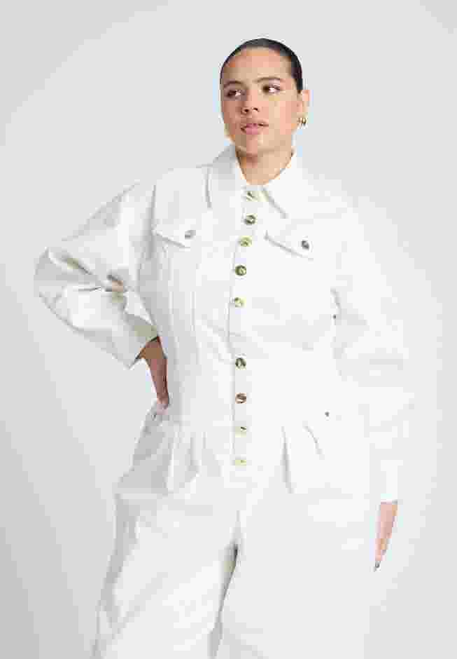 Gold Hardware Denim Jumpsuit image number 2