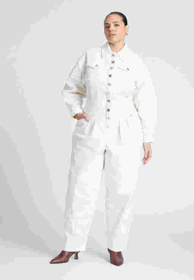 Gold Hardware Denim Jumpsuit image number 0