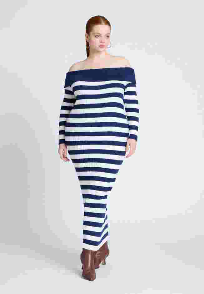 Stripe Overlay Dress image number 0