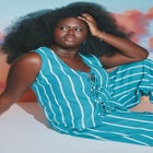 Linen-Blend Dainty Tie Vest Top image number null